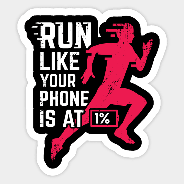 Running Marathon Marathoner Runner Gift Sticker by Dolde08